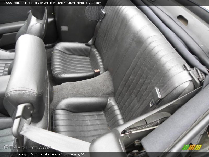 Bright Silver Metallic / Ebony 2000 Pontiac Firebird Convertible
