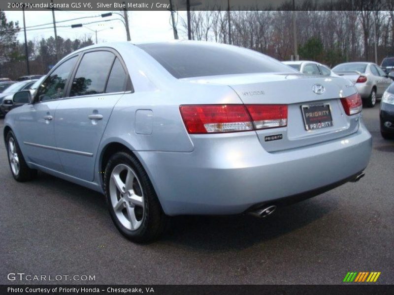 Silver Blue Metallic / Gray 2006 Hyundai Sonata GLS V6