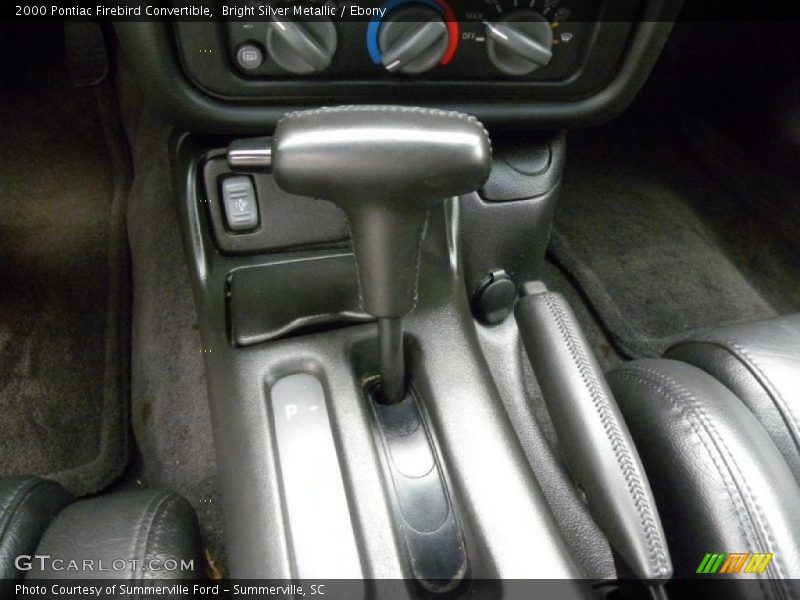 Bright Silver Metallic / Ebony 2000 Pontiac Firebird Convertible