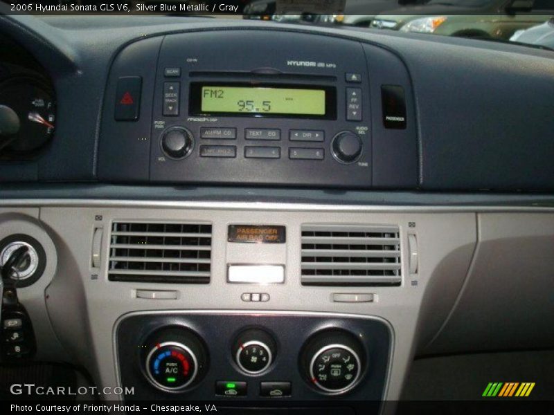 Silver Blue Metallic / Gray 2006 Hyundai Sonata GLS V6