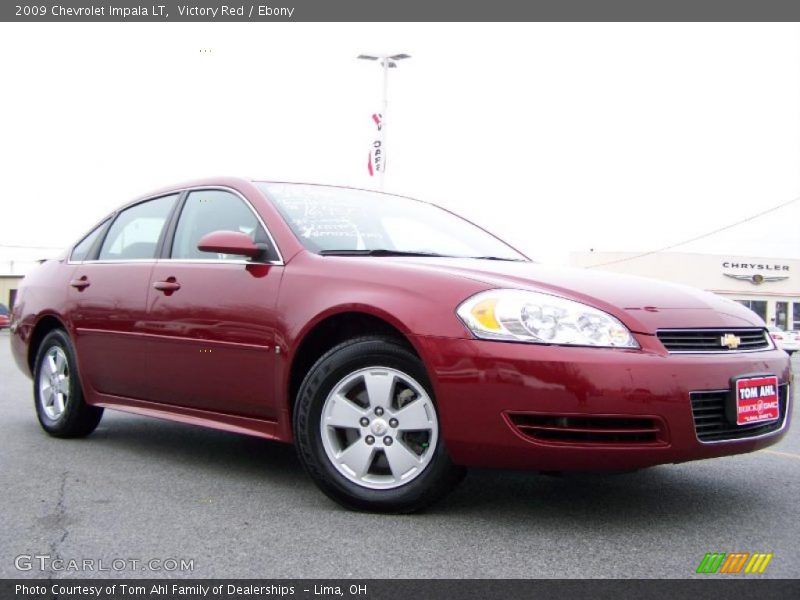 Victory Red / Ebony 2009 Chevrolet Impala LT