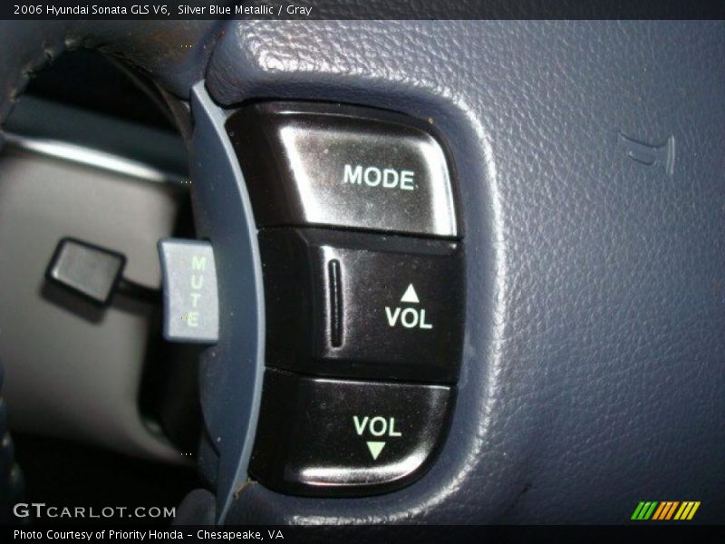 Silver Blue Metallic / Gray 2006 Hyundai Sonata GLS V6