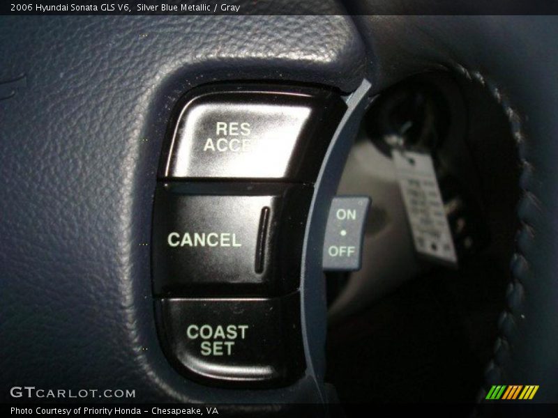 Silver Blue Metallic / Gray 2006 Hyundai Sonata GLS V6