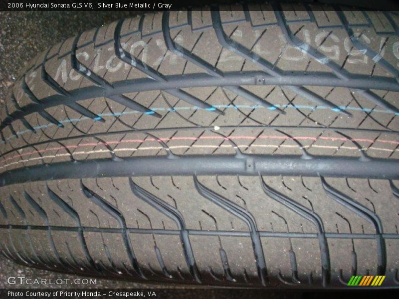 Silver Blue Metallic / Gray 2006 Hyundai Sonata GLS V6