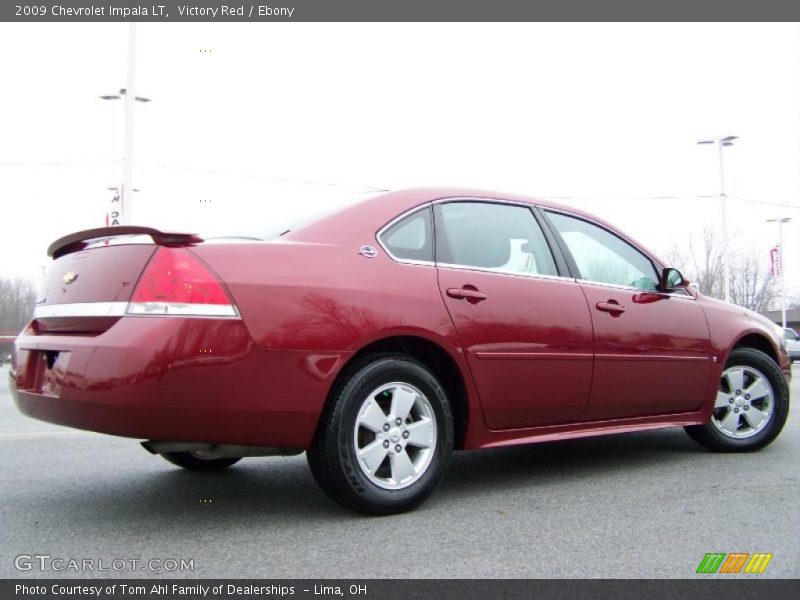 Victory Red / Ebony 2009 Chevrolet Impala LT