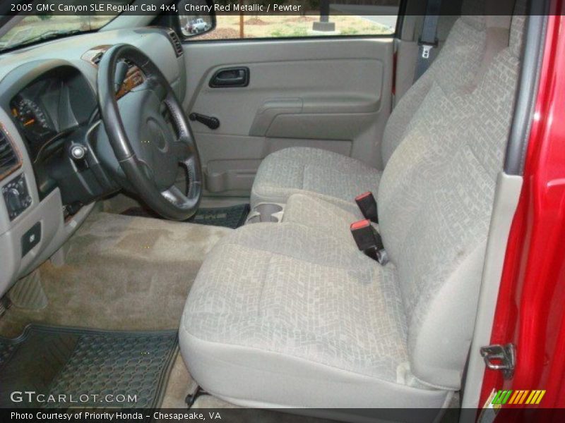 Cherry Red Metallic / Pewter 2005 GMC Canyon SLE Regular Cab 4x4