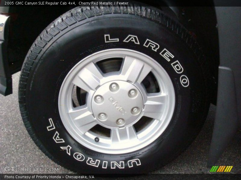 Cherry Red Metallic / Pewter 2005 GMC Canyon SLE Regular Cab 4x4