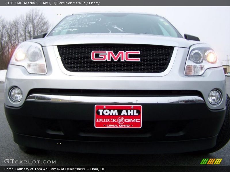 Quicksilver Metallic / Ebony 2010 GMC Acadia SLE AWD