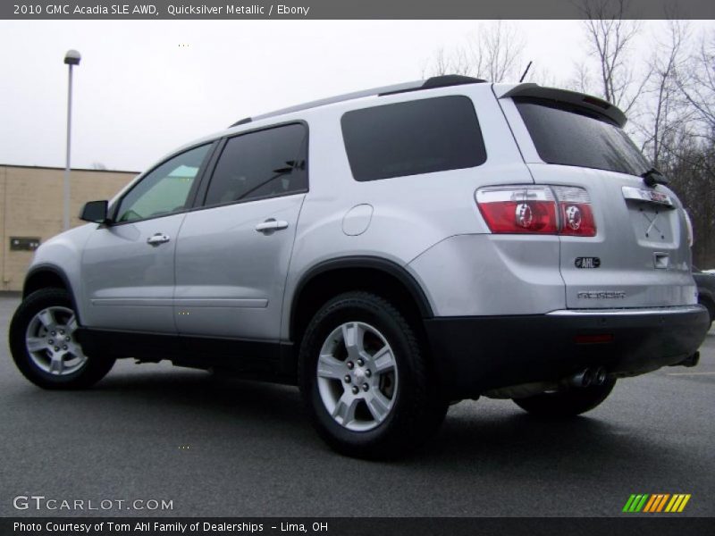 Quicksilver Metallic / Ebony 2010 GMC Acadia SLE AWD