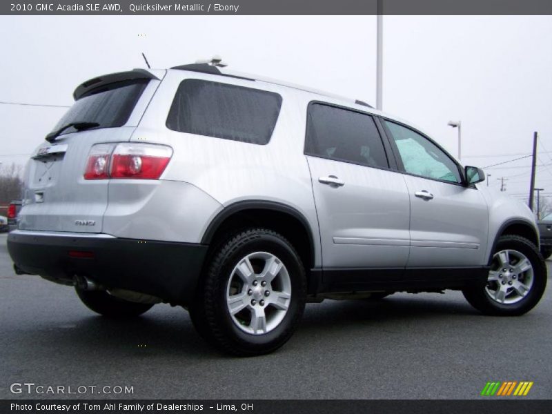 Quicksilver Metallic / Ebony 2010 GMC Acadia SLE AWD