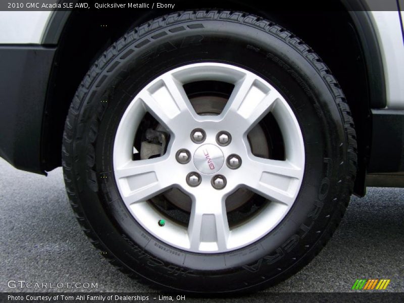 Quicksilver Metallic / Ebony 2010 GMC Acadia SLE AWD