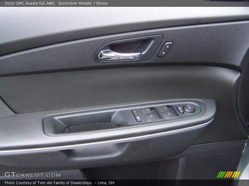 Quicksilver Metallic / Ebony 2010 GMC Acadia SLE AWD