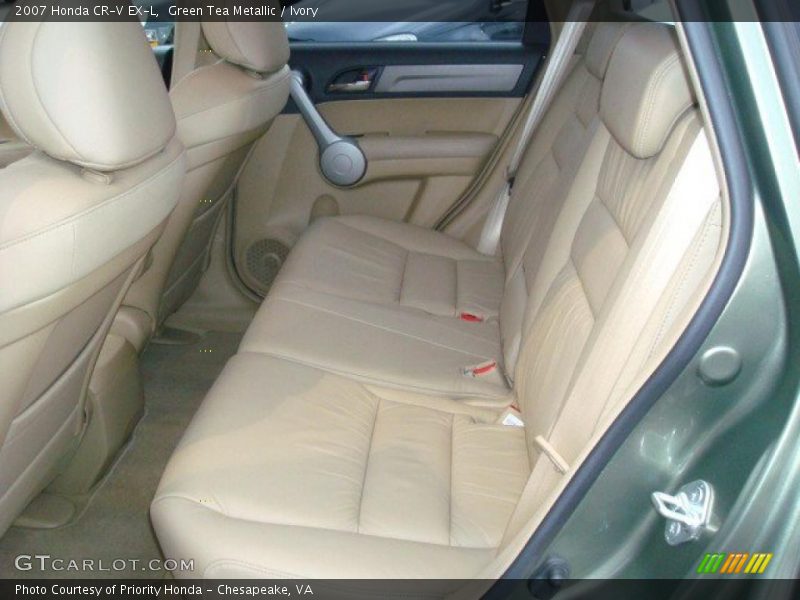 Green Tea Metallic / Ivory 2007 Honda CR-V EX-L