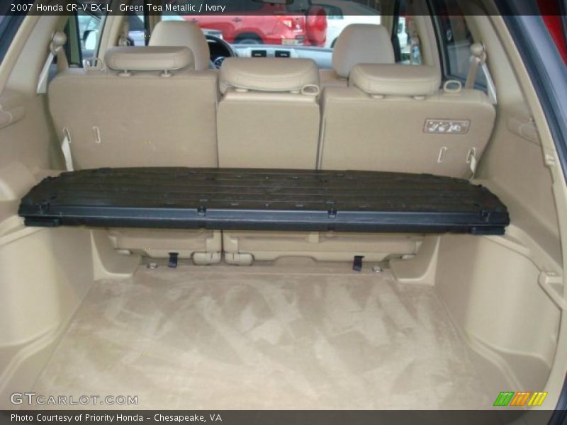 Green Tea Metallic / Ivory 2007 Honda CR-V EX-L