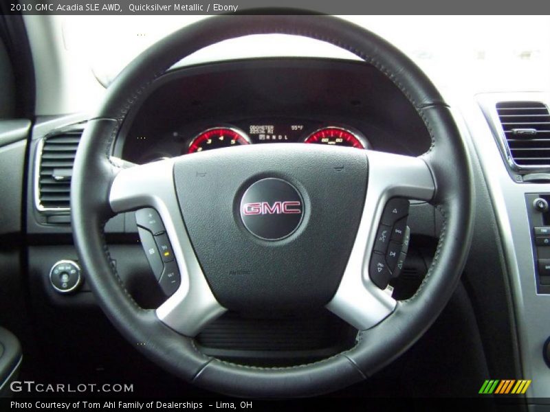 Quicksilver Metallic / Ebony 2010 GMC Acadia SLE AWD