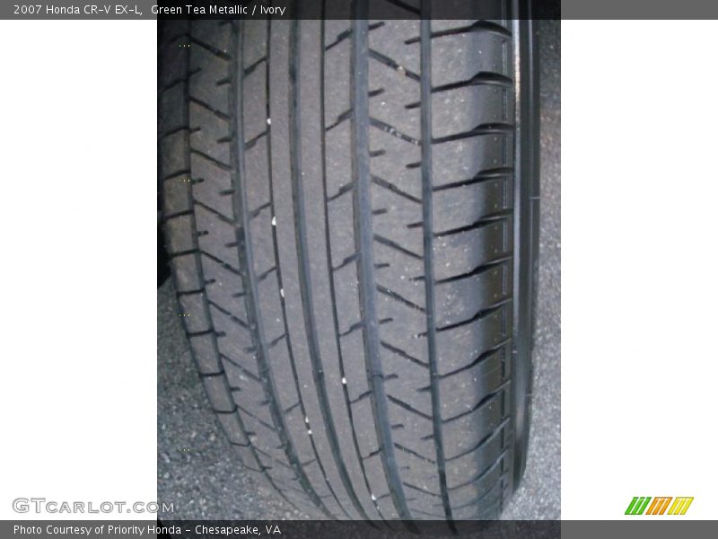 Green Tea Metallic / Ivory 2007 Honda CR-V EX-L