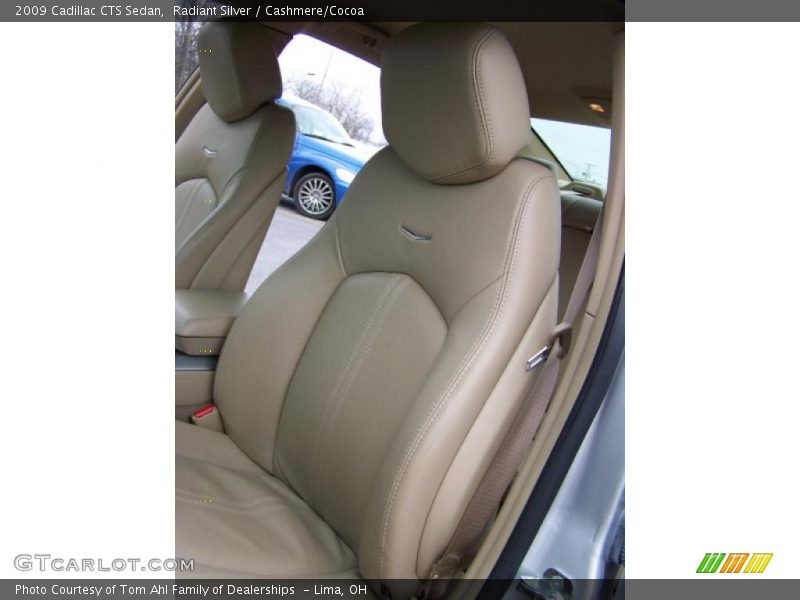 Radiant Silver / Cashmere/Cocoa 2009 Cadillac CTS Sedan