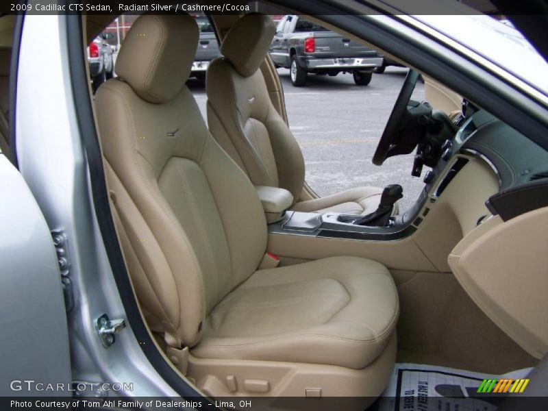 Radiant Silver / Cashmere/Cocoa 2009 Cadillac CTS Sedan