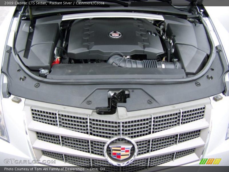 Radiant Silver / Cashmere/Cocoa 2009 Cadillac CTS Sedan