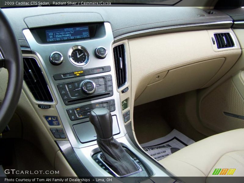Radiant Silver / Cashmere/Cocoa 2009 Cadillac CTS Sedan