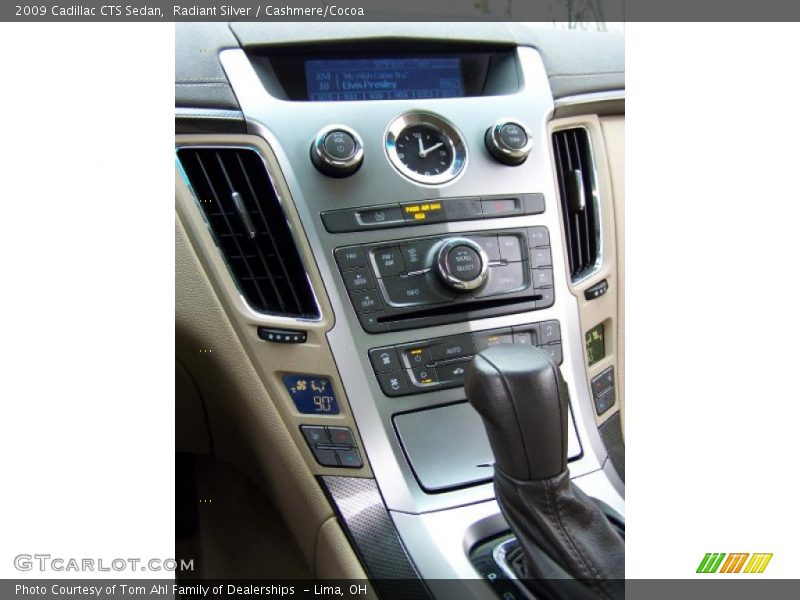 Radiant Silver / Cashmere/Cocoa 2009 Cadillac CTS Sedan