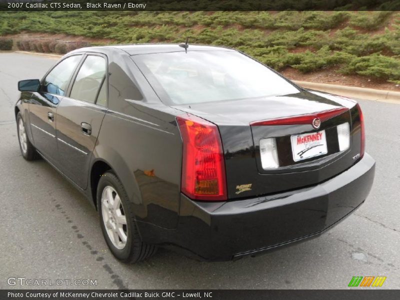 Black Raven / Ebony 2007 Cadillac CTS Sedan