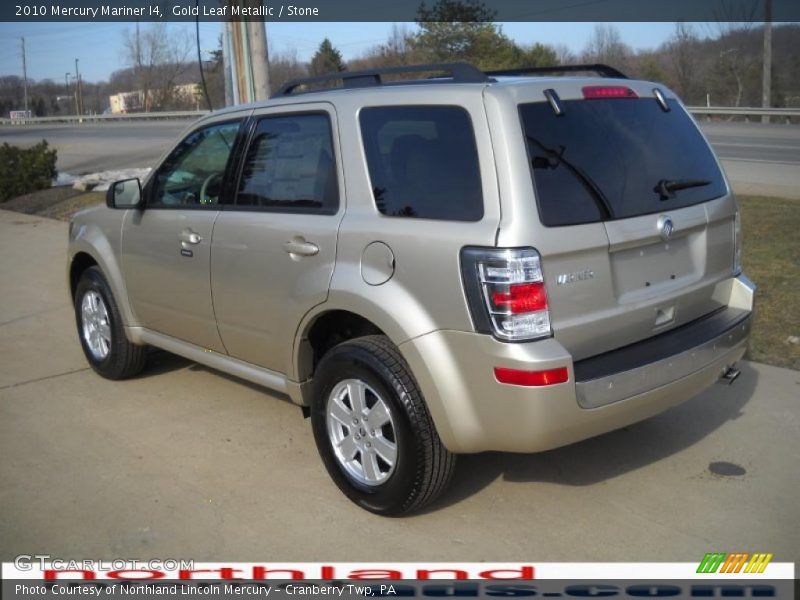 Gold Leaf Metallic / Stone 2010 Mercury Mariner I4