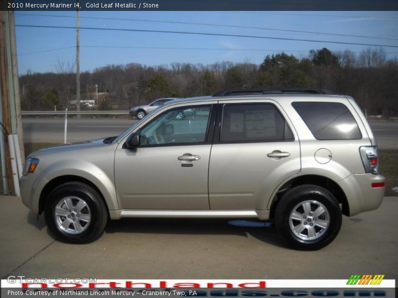 Gold Leaf Metallic / Stone 2010 Mercury Mariner I4