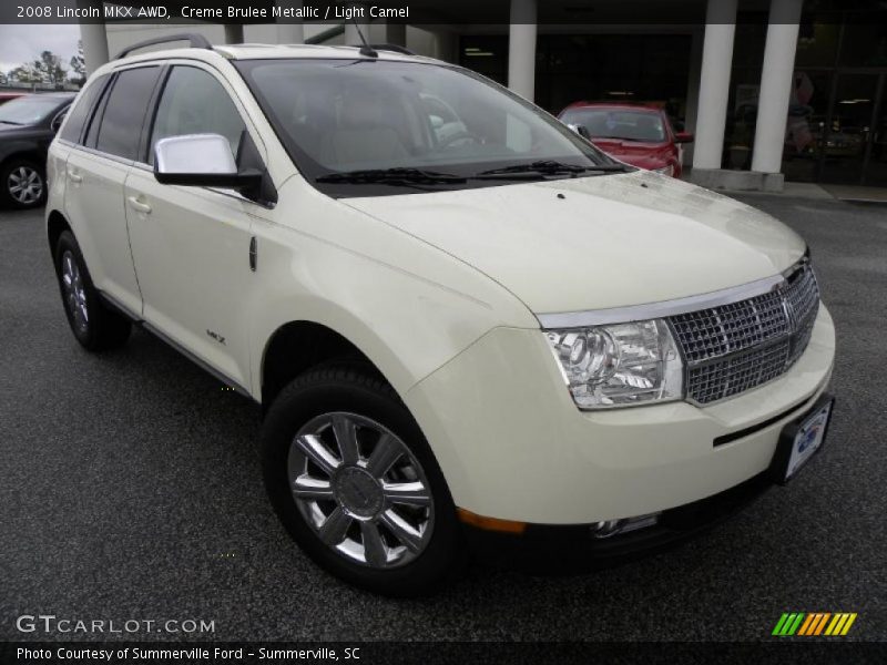 Creme Brulee Metallic / Light Camel 2008 Lincoln MKX AWD