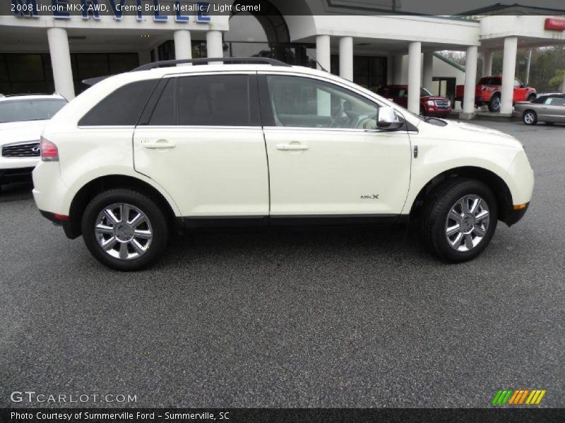 Creme Brulee Metallic / Light Camel 2008 Lincoln MKX AWD
