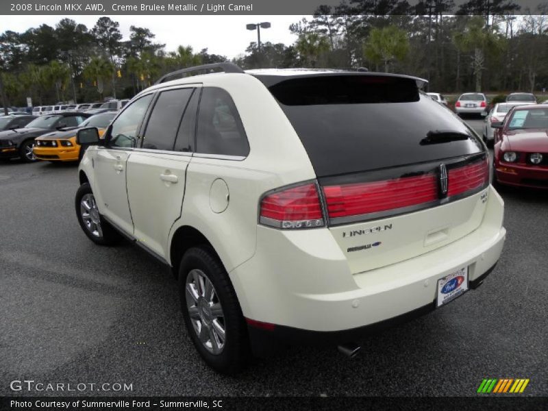 Creme Brulee Metallic / Light Camel 2008 Lincoln MKX AWD