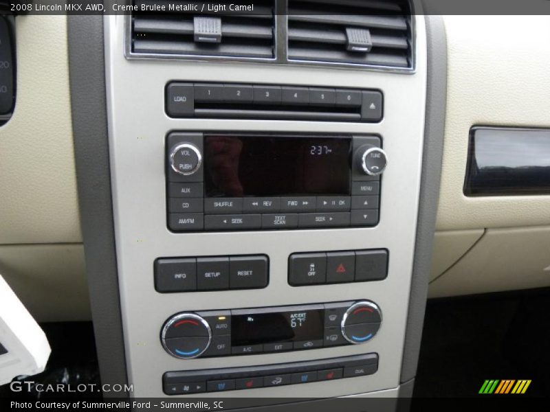 Creme Brulee Metallic / Light Camel 2008 Lincoln MKX AWD