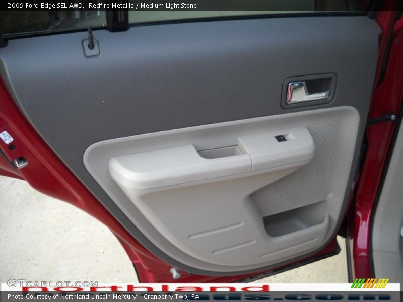 Redfire Metallic / Medium Light Stone 2009 Ford Edge SEL AWD