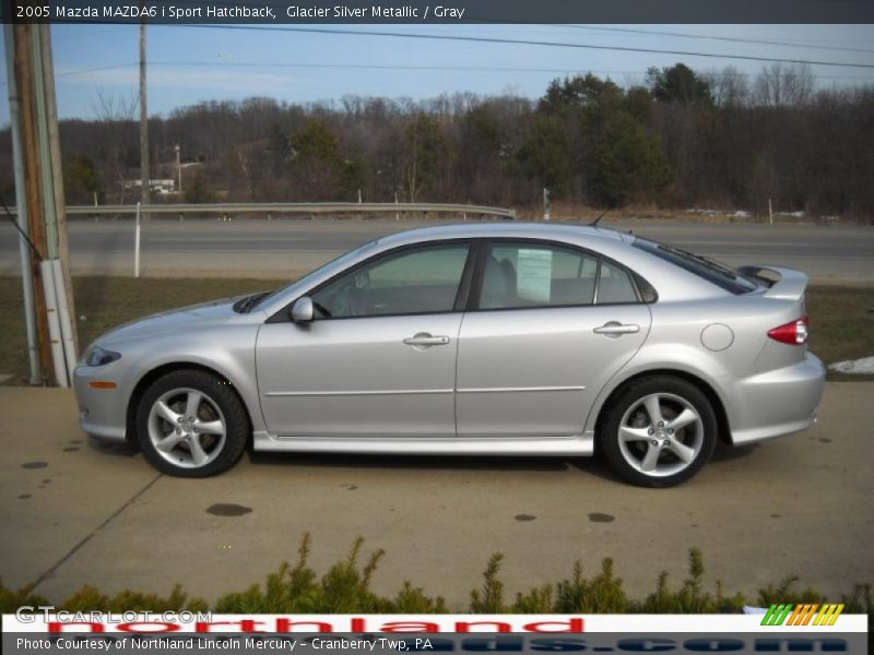 Glacier Silver Metallic / Gray 2005 Mazda MAZDA6 i Sport Hatchback