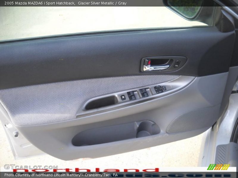 Glacier Silver Metallic / Gray 2005 Mazda MAZDA6 i Sport Hatchback