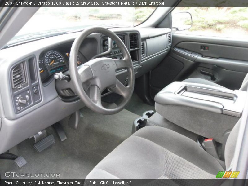 Graystone Metallic / Dark Charcoal 2007 Chevrolet Silverado 1500 Classic LS Crew Cab