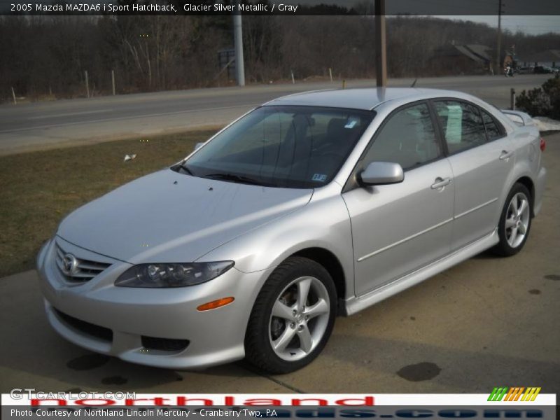 Glacier Silver Metallic / Gray 2005 Mazda MAZDA6 i Sport Hatchback