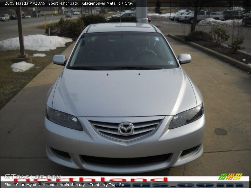 Glacier Silver Metallic / Gray 2005 Mazda MAZDA6 i Sport Hatchback