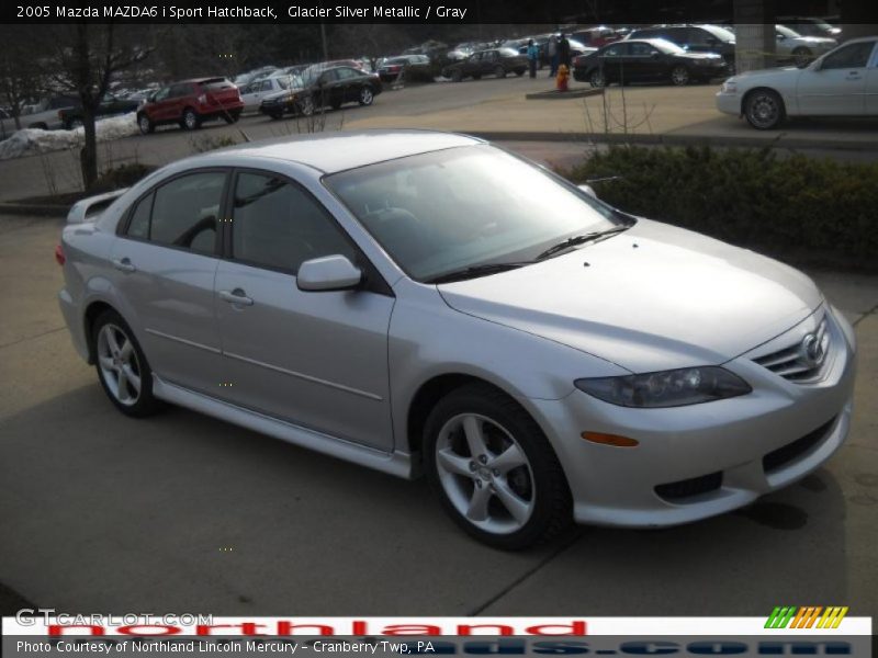 Glacier Silver Metallic / Gray 2005 Mazda MAZDA6 i Sport Hatchback
