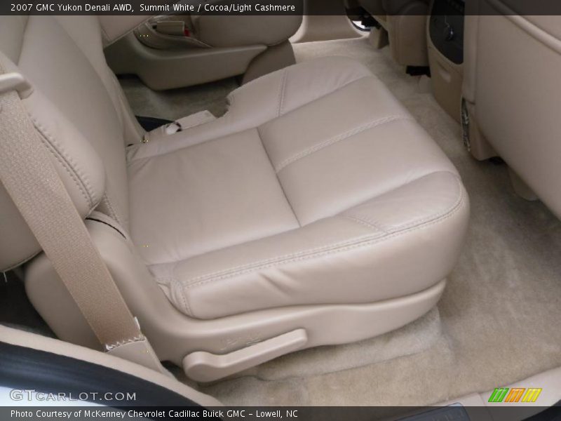 Summit White / Cocoa/Light Cashmere 2007 GMC Yukon Denali AWD