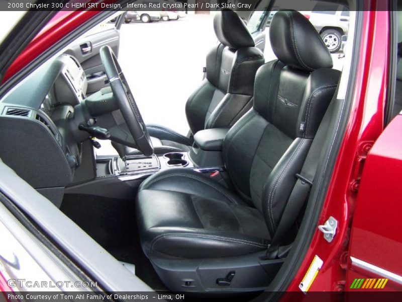 Inferno Red Crystal Pearl / Dark Slate Gray 2008 Chrysler 300 C HEMI SRT Design