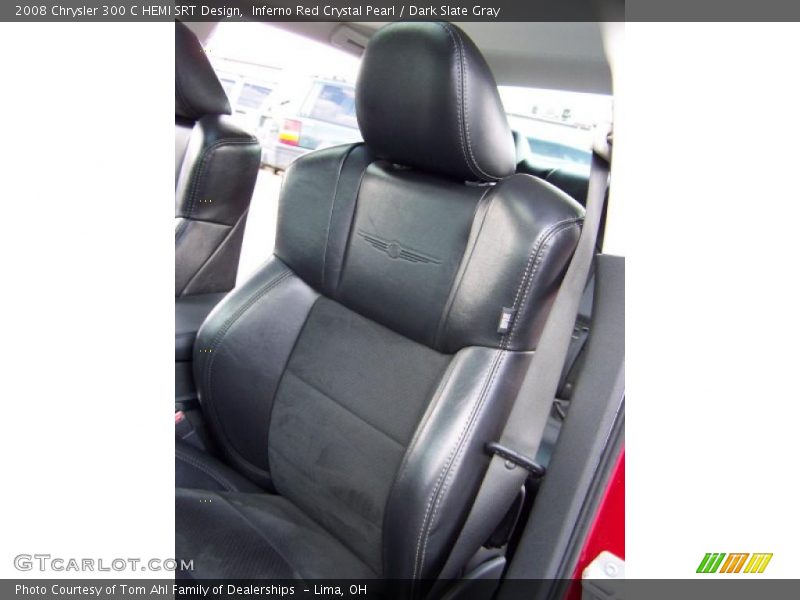 Inferno Red Crystal Pearl / Dark Slate Gray 2008 Chrysler 300 C HEMI SRT Design