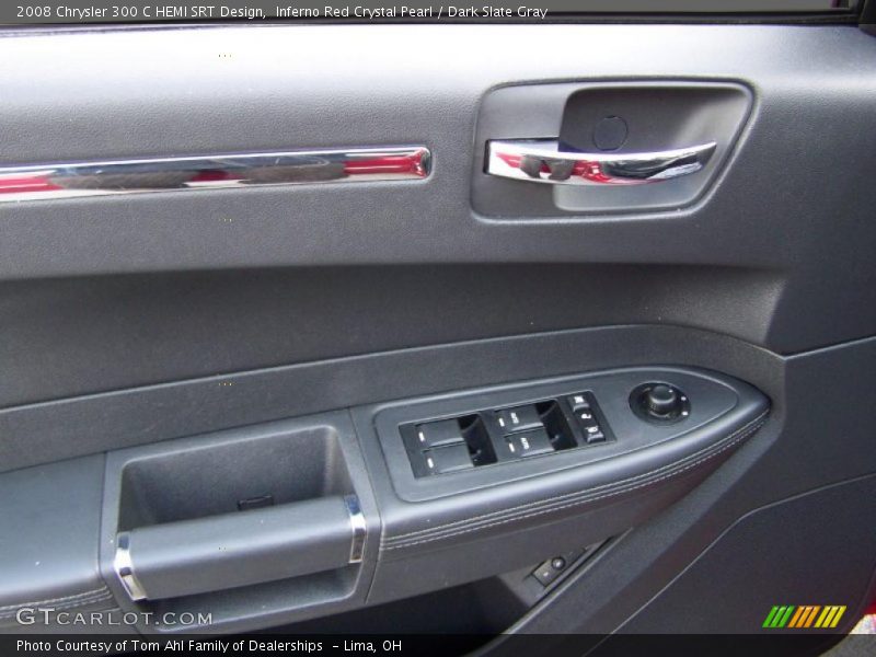 Inferno Red Crystal Pearl / Dark Slate Gray 2008 Chrysler 300 C HEMI SRT Design