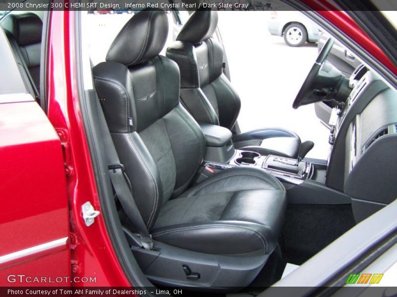 Inferno Red Crystal Pearl / Dark Slate Gray 2008 Chrysler 300 C HEMI SRT Design