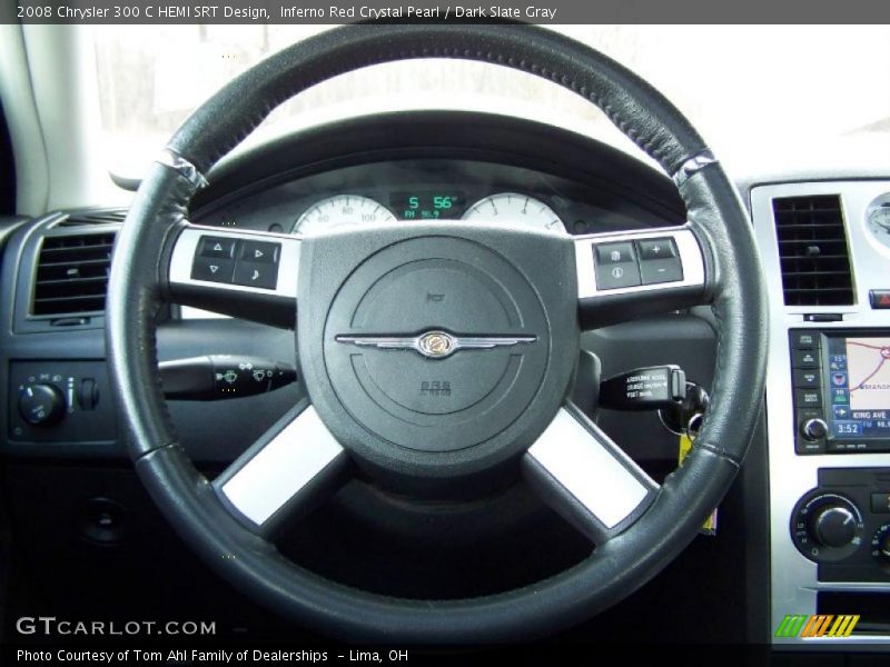 Inferno Red Crystal Pearl / Dark Slate Gray 2008 Chrysler 300 C HEMI SRT Design