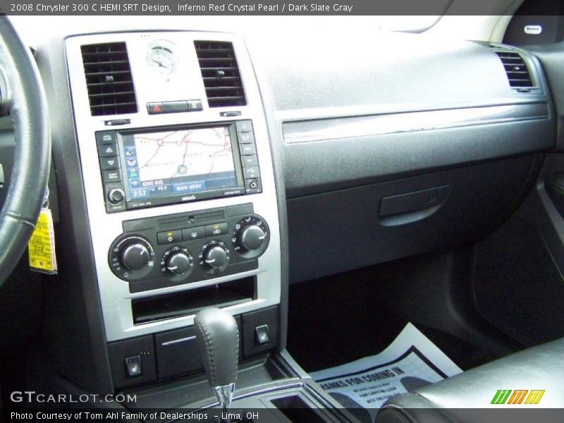 Inferno Red Crystal Pearl / Dark Slate Gray 2008 Chrysler 300 C HEMI SRT Design