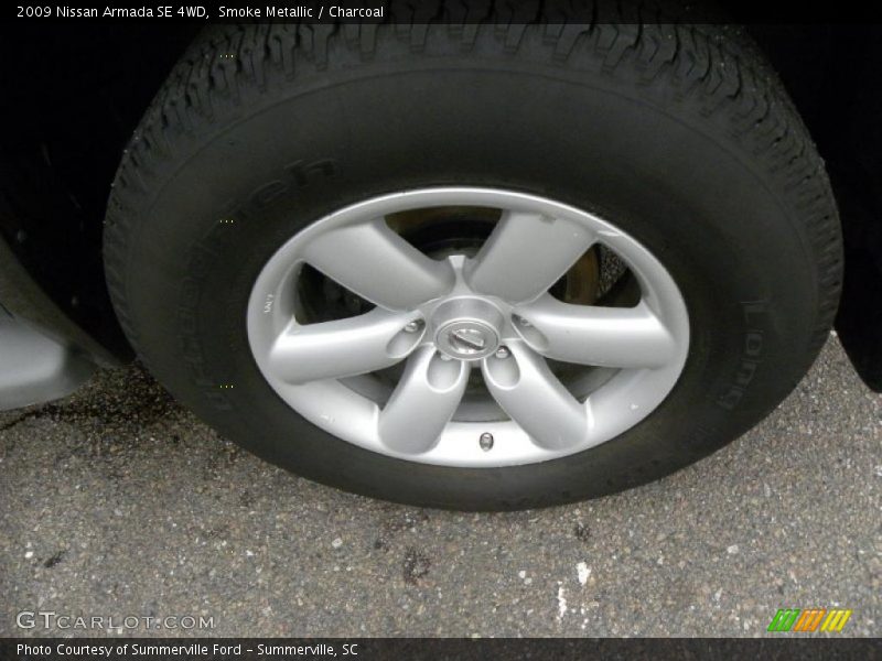 Smoke Metallic / Charcoal 2009 Nissan Armada SE 4WD