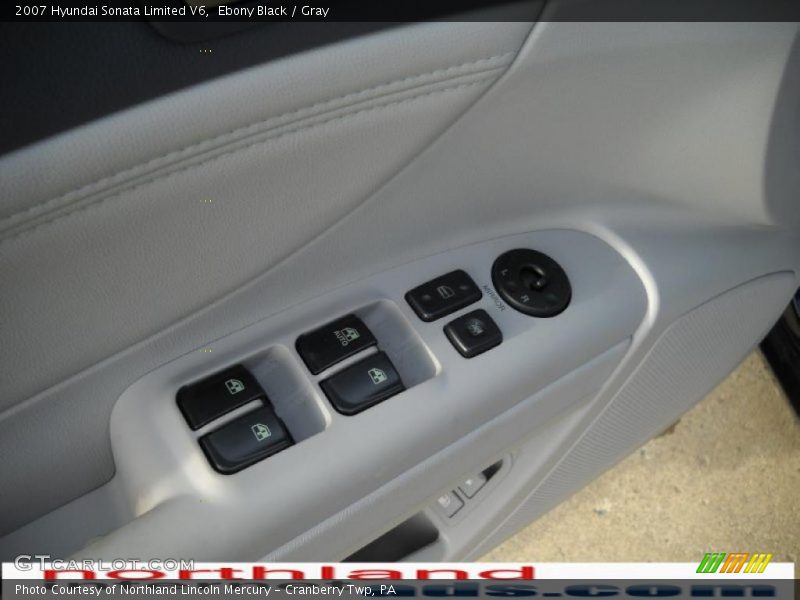 Ebony Black / Gray 2007 Hyundai Sonata Limited V6