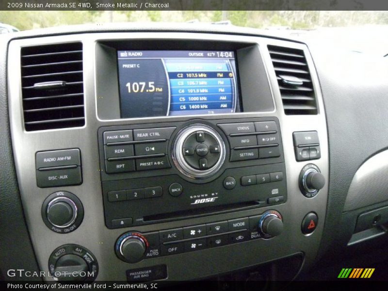 Smoke Metallic / Charcoal 2009 Nissan Armada SE 4WD