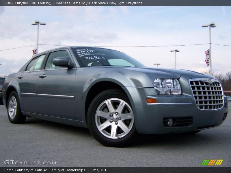 Silver Steel Metallic / Dark Slate Gray/Light Graystone 2007 Chrysler 300 Touring